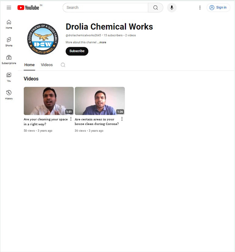 Drolia Chemical Works
| Youtube