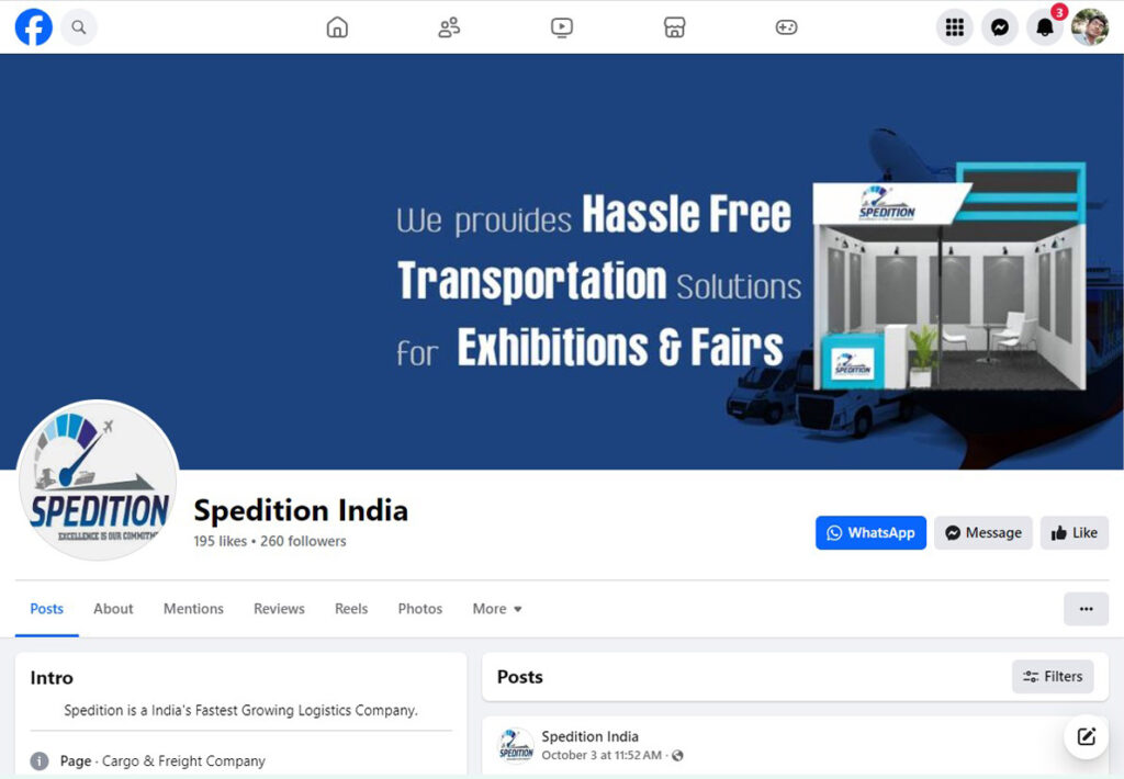 Spedition India
 | Facebook